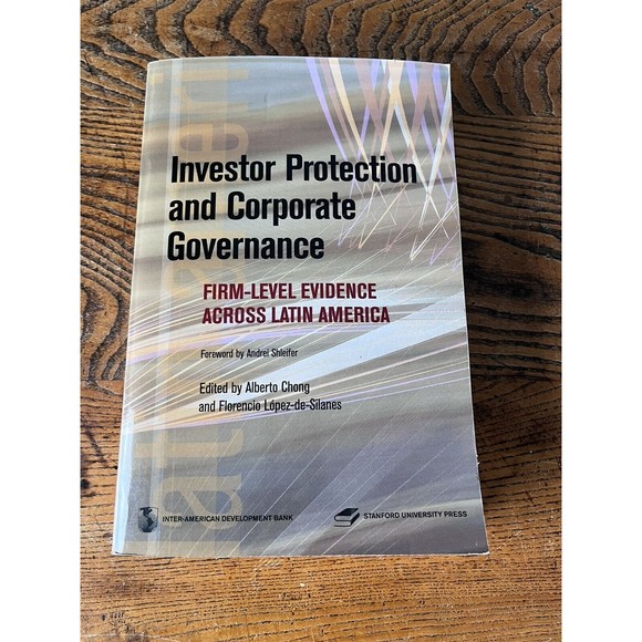 Investor Protection and Corporate Governance Alberto Chong (Paperback) - Picture 1 of 8